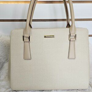 Burberry Cream Leather Handbag